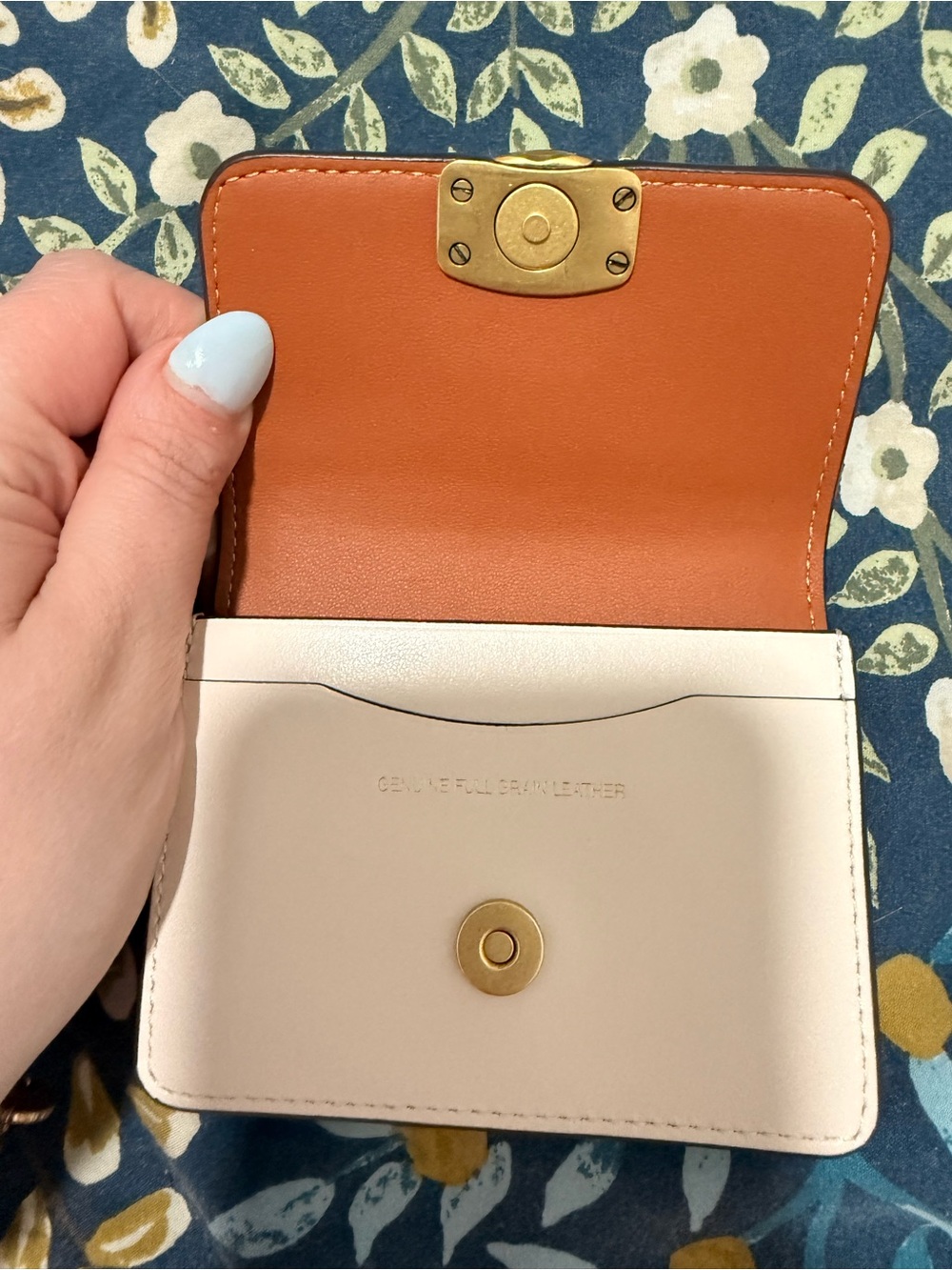 Coach Chalk Leather C Convertible Small Wallet - Picture 3 of 4